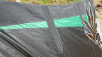 Batten like leading edge protectors that bend when folding up the kite or geting rolled in the waves.