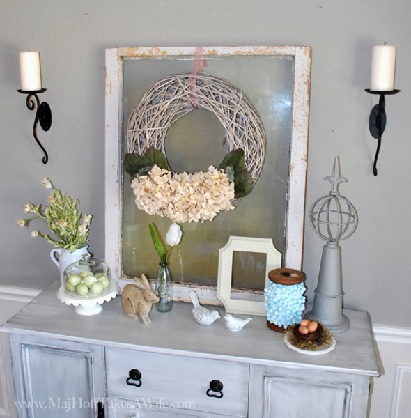 Spring Buffet with Vintage window and soft pastels.jpg Spring Buffet with Vintage window and soft pastels