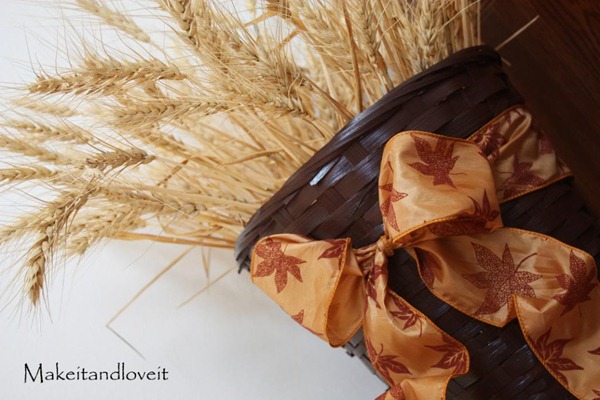 autumn wheat basket tutorial