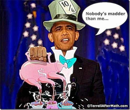 Prez Obama Mad Hatter 3 nobody madder Prez Obama Mad Hatter 3 nobody madder