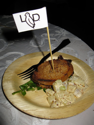 Chef Tim Love of Lonesome Dove Bistro made a stand out lamb BLT.