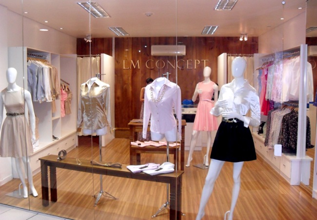Loja LM Concept no Shopping Omar em Curitiba. loja lm concept curitiba
