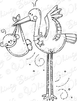 baby stork rubber