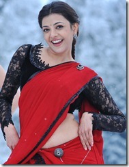 Kajal Agarwal Latest Hot Navel Stills in Telugu Movie Baadshah, Baadshah Kajal Hot Navel Show Stills in Saree