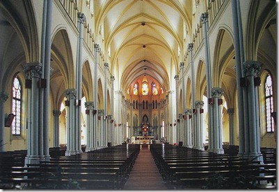 Xujiahui church interior Xujiahui church interior
