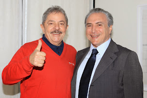 Lula se encontra com vice-presidente Michel Temer