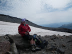 Getting a bit cooler. Water was running everywhere below Muir - lots of places to fill bottles.