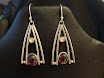 Garnet & Moonstone Wishbones - Sold