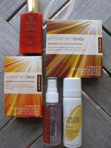 Cara, our beauty editor, packed us up some great beauty products to bring with us to the Bahamas. You have to be careful in the sun!