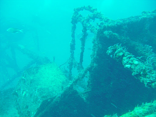 Deck below the look out tower.