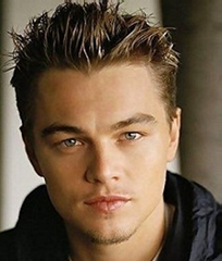 gaya rambut spike Leonardo Di Caprio