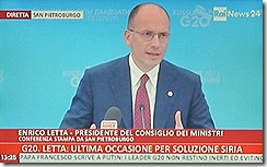 G 20 Letta presta contas em São Petersburgo. Set.2013