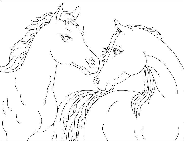 33 Cool Horse racing coloring book for Girl