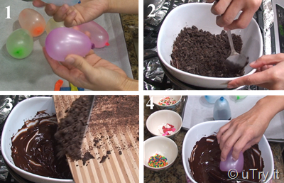 How to Make Edible Chocolate Dessert Bowls with Video Tutorial  http://uTry.it