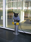 The building has these really neat fire hydrants, which make great perches.