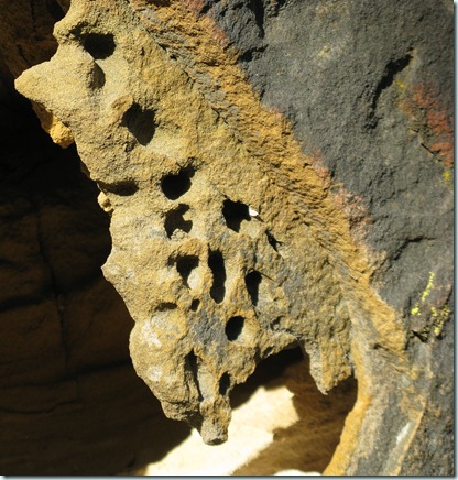 Sandstone rock pattern