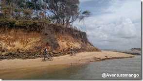 Chegando para a travessia da Lagoa de Guaraíras