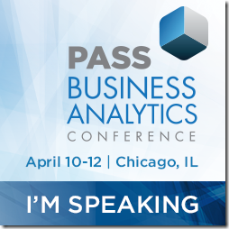 PASS BA Conference I am speaking