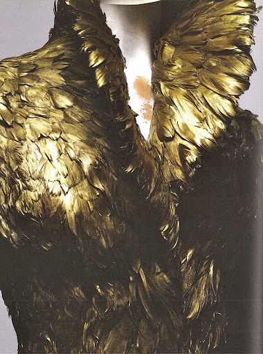 Here is a close-up of the duck feather jacket. 