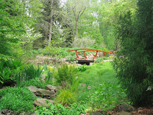 This elegant bridge was specially built for this garden - you can read more about Chanticleer's bespoke features on their website, www.chanticleergarden.org