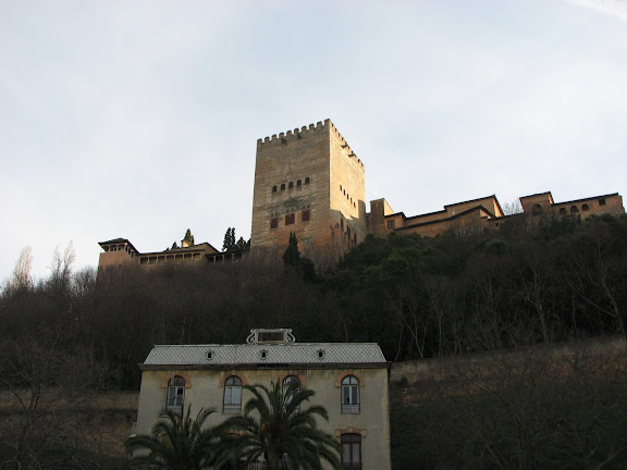Alhambra (and an old hotel below)
