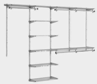 Rubbermaid Pantry 36 Closet Storage Organization System Kit, 4