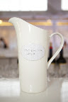 All of our specialty drinks, like this White Peach & Ginger martini, was made with Cupcake vodka.