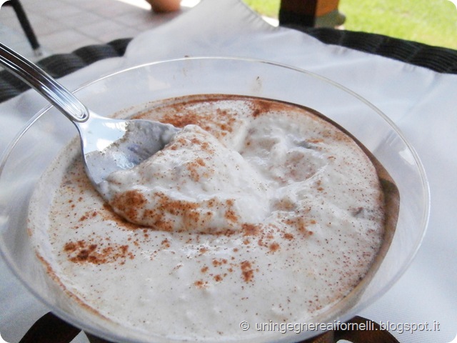 mousse pera yogurt cioccolato cannella