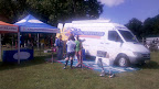 Cycling Spoken Here - Course ride support at Autumn Vinyards.   Thanks for fixing my broken SpeedPlay cleats guys.