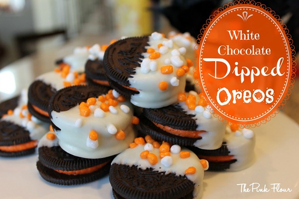 White Chocolate Dipped Oreos