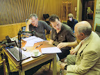Nikolaj Znaider, Boris Kuschnir at recording of Elgar concert CD in Dresden