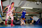 Maligno finishing off Super Mariachi.