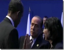 Berlusconi parla con Obama al vertice del G8