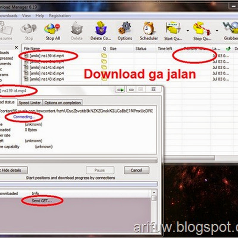 Cara mengatasi download IDM yang bengong tidak jalan