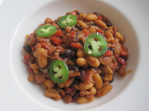 Ted's Wicked Pissa BBQ Beans