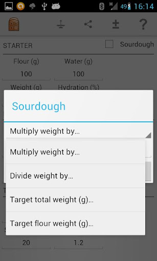 【免費生活App】Sourdough calculator-APP點子