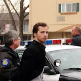 A subject attempted to rob several Sacramento businesses over the past two days. Police were waiting for him when he exited Pete's Coffee at Folsom and Alhambra Thursday and took him into custody without incident. The suspect used a note stating that somone was going to kill his family if he didn't get the money. Full story and video coming shortly at SacMav.com News_120118_211atNotePoint