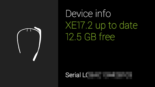 Google Glass XE17.2 release notes Google Glass XE17.2 release notes