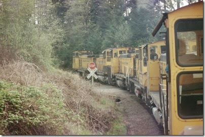56226384-05 Riding the Weyerhaeuser Woods Railroad (WTCX) on May 17, 2005