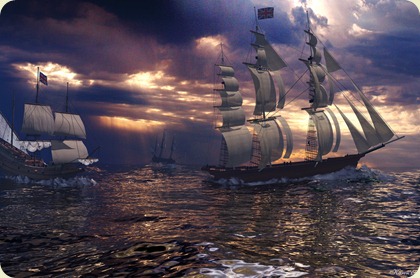 sailing ships