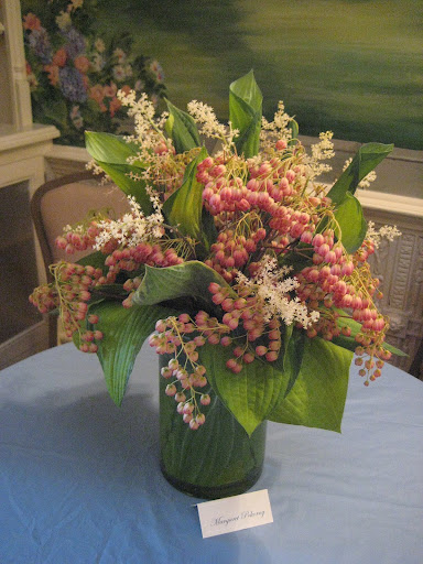 Margaret Pokorny's Enkianthus and Hosta Bouquet
