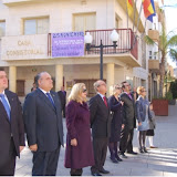 02-Autoridades asistentes al izado de bandera.