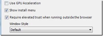Require elevated trust