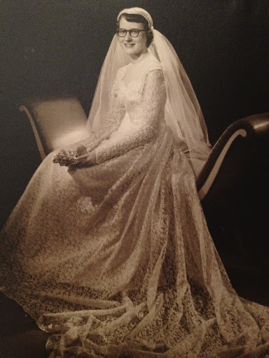 My grandmother had to choose between wearing her glasses or watching her day go by in a fuzzy haze. I think she looks chic!