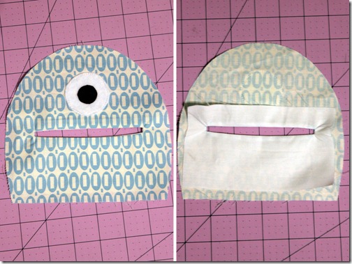 Zipper Mouthed Munster sewing tutorial