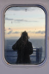 Reflection in a ship window