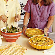 Chicken-Olive-Cheddar Quiche