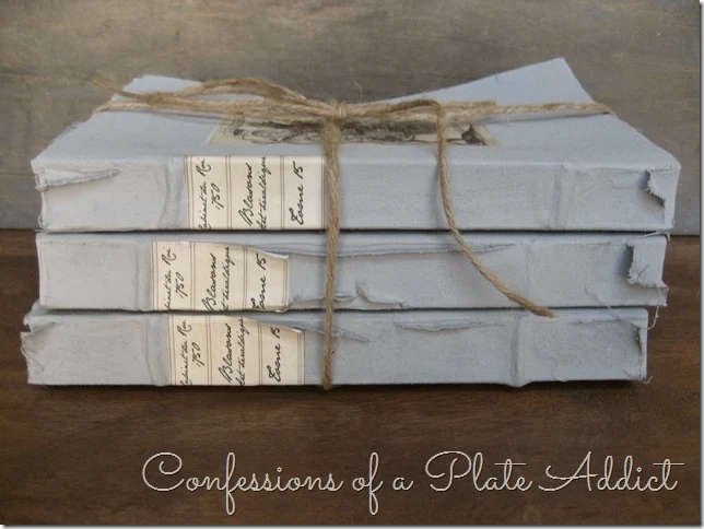 CONFESSIONS OF A PLATE ADDICT Restoration Hardware Inspired Vintage Book Bundle
