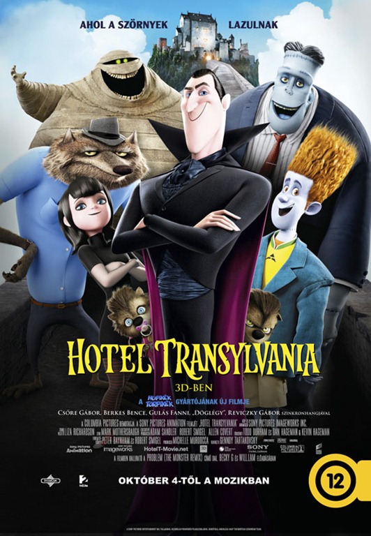 Hotel Transylvania - Ahol a szörnyek lazulnak magyar plakát