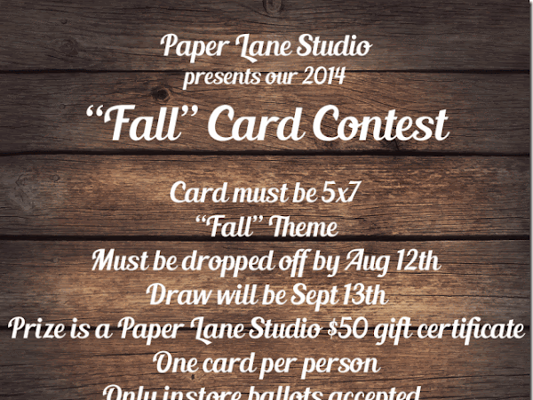 Fall Card Contest